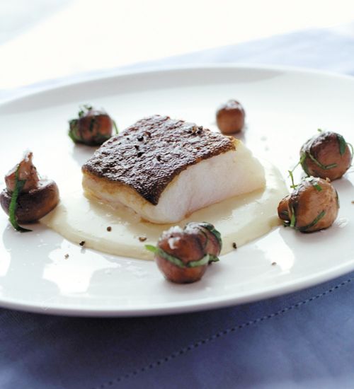 Pan-Seared Cod with Garlic Potato Puree from Kitchen of Light: New Scandinavian Cooking by Andreas V
