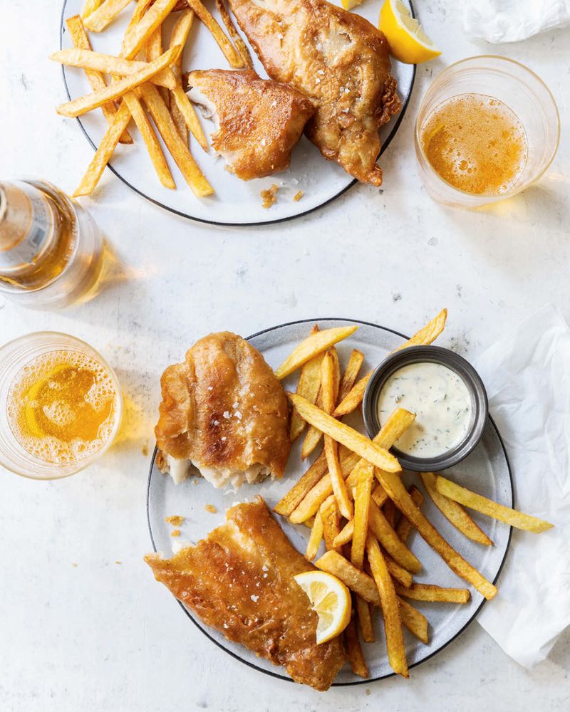 Beer-Battered Fish and Chips from The Hog Island Book of Fish & Seafood: Culinary Treasures from Our