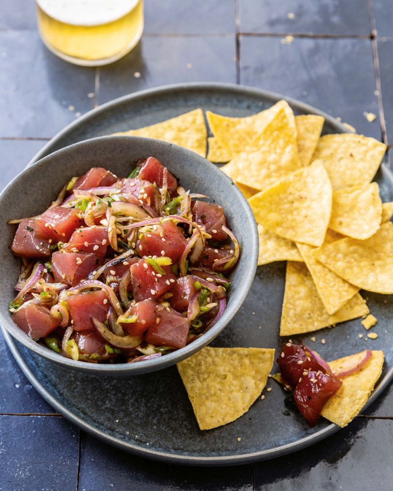 Ahi Tuna Poke from The Hog Island Book of Fish & Seafood: Culinary Treasures from Our Waters by John