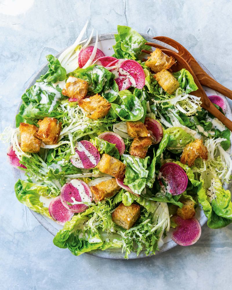 John’s Caesar Salad from The Hog Island Book of Fish & Seafood: Culinary Treasures from Our Waters b