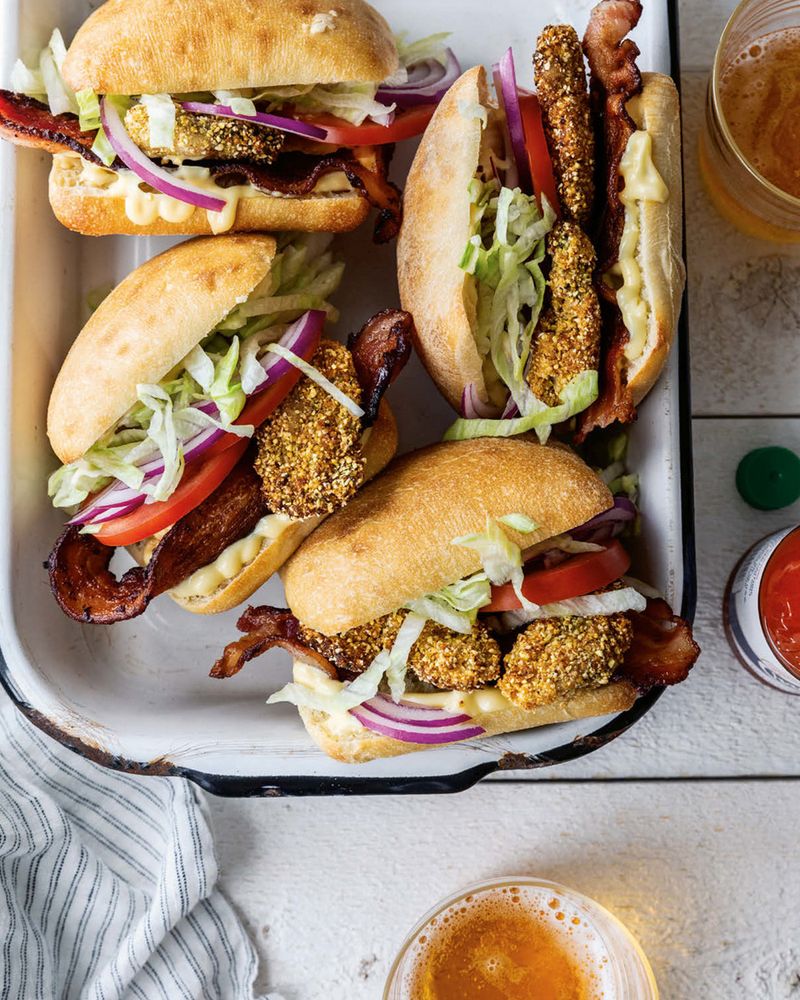 Oyster Po’ Boys from The Hog Island Book of Fish & Seafood: Culinary Treasures from Our Waters by Jo