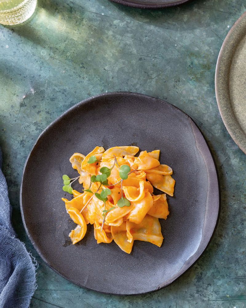 Geoduck Ceviche with calabrian chile sauce from The Hog Island Book of Fish & Seafood: Culinary Trea