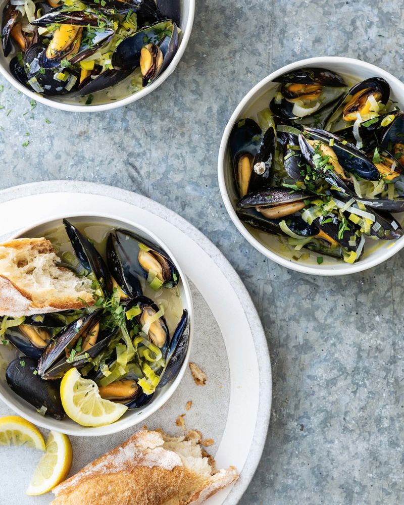 Spicy Thai Red Curry Mussels from The Hog Island Book of Fish & Seafood: Culinary Treasures from Our