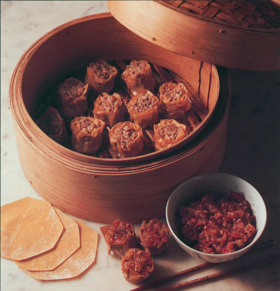 Steamed Siu Mai from Homestyle Chinese Cooking by YanKit So