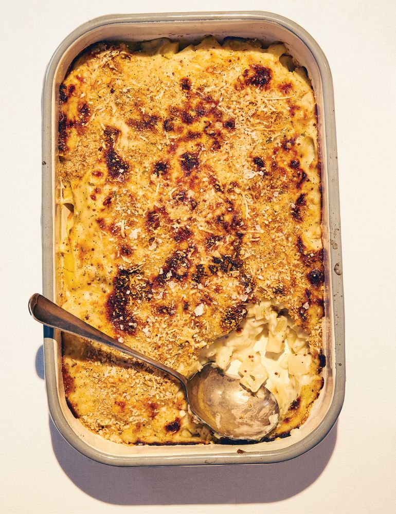 Mustard Gratin with Potatoes & Parsnips from Home Made Christmas by Yvette van Boven