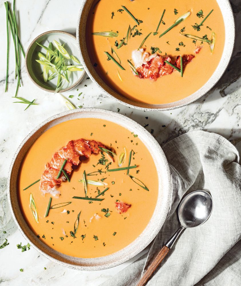 Lemongrass Lobster Bisque with Coconut Milk from Williams Sonoma at