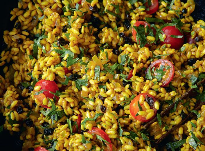 Medias – courgettes filled with lemon rice & currants from Honey & Co ...