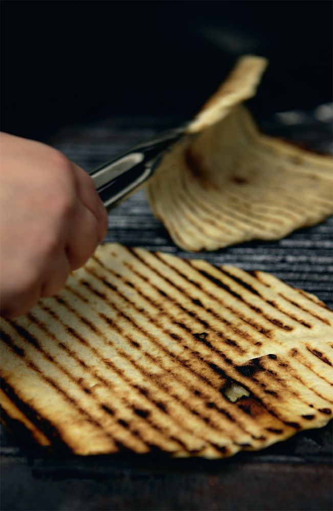 Ashtanur griddle bread from Honey & Co Food from the Middle East by