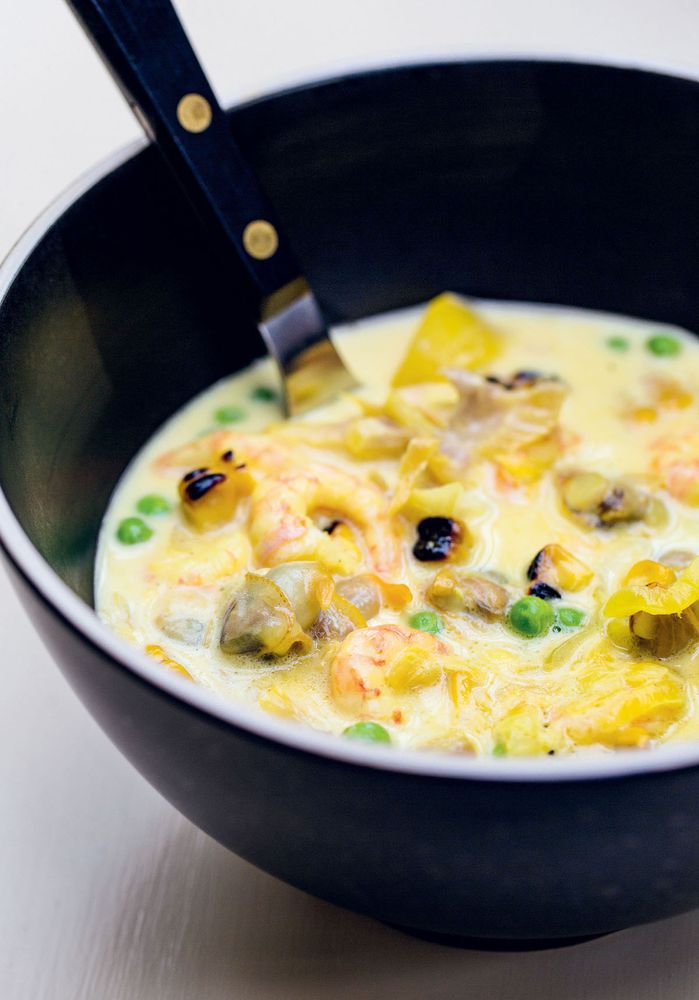 Haddock, Cockle & Prawn Chowder from Hook Line Sinker A seafood