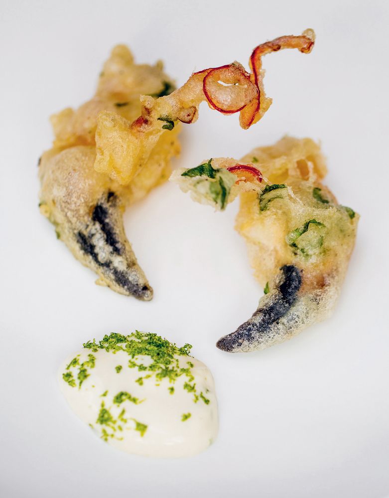Crab Claw Tempura/Lime Mayonnaise from Hook Line Sinker A seafood