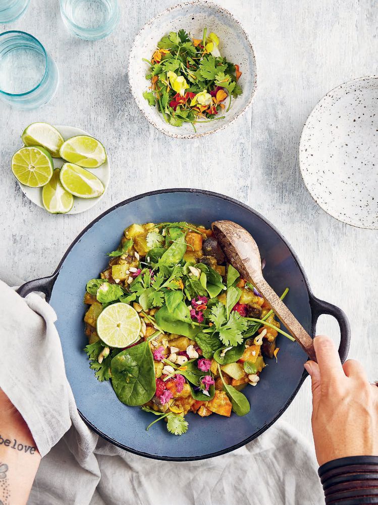 One-Pot Curry in a Hurry from Happy Vegan Food: Fast, Fresh, Simple Vegan by Bettina Campolucci Bord