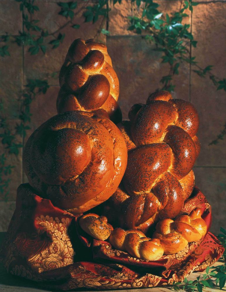 Janice and Michael’s Honey-Vanilla Challah from Healthy Jewish Cooking by Steven Raichlen