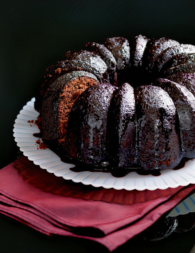 Black Chocolate Party Cake from Rose's Heavenly Cakes by Rose Levy Beranbaum