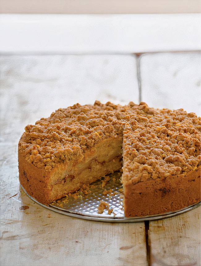 AppleCinnamon Crumb Coffee Cake from Rose's Heavenly Cakes by Rose