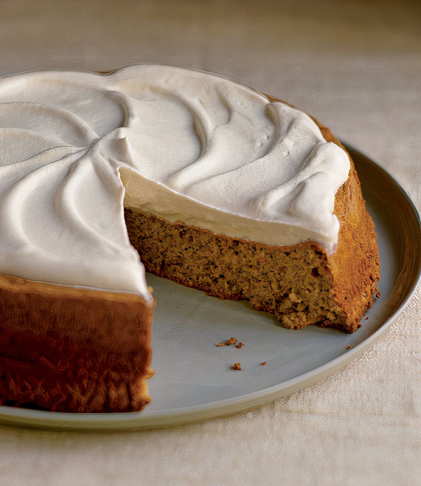 Sybil’s Pecan Torte with Coffee Cream from Rose's Heavenly Cakes by