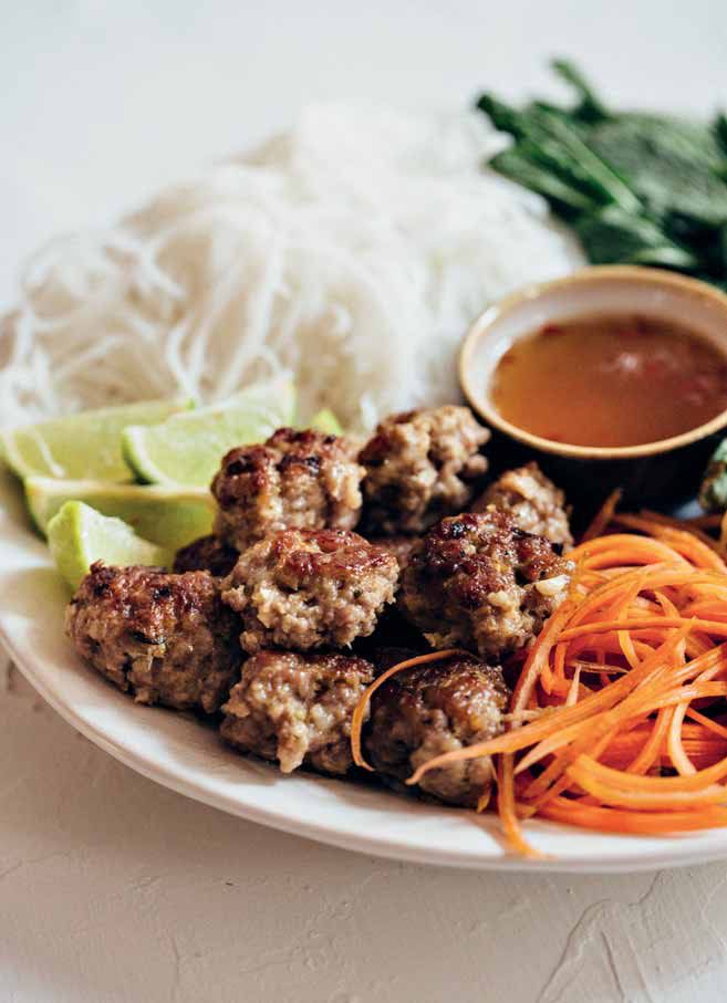 Vietnamese Meatballs with Rice Noodles from Instant Pot Asian Pressure