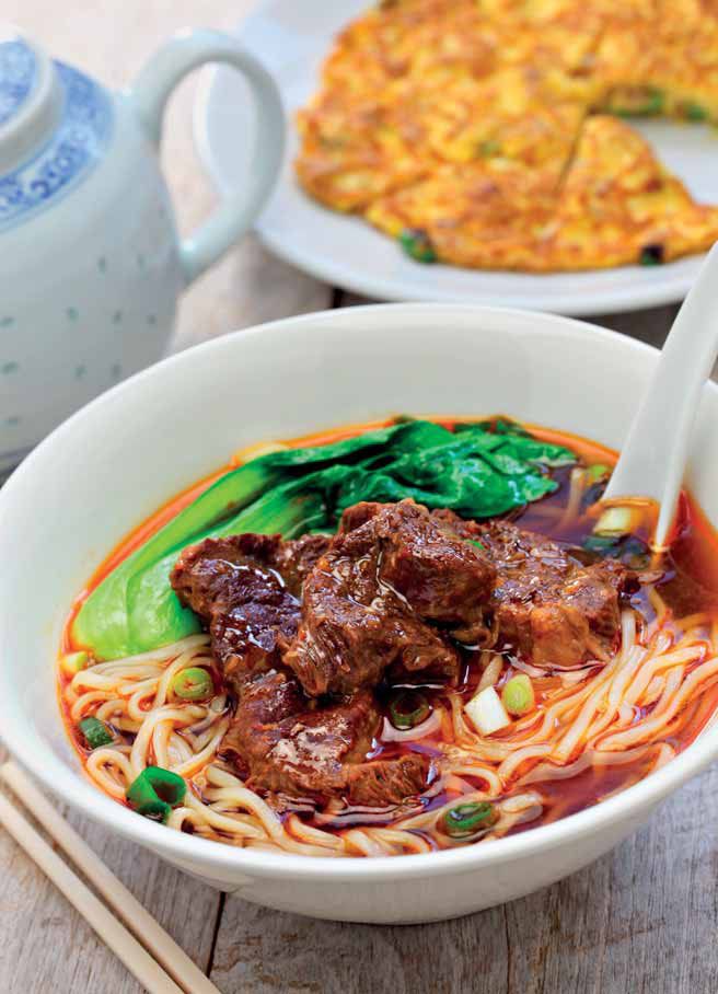 Taiwanese Spicy Beef Noodles from Instant Pot Asian Pressure Cooker