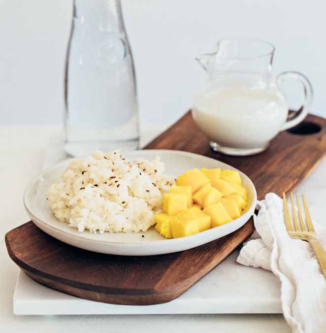 Sweet Sticky Rice with Fresh Mango from Instant Pot Asian Pressure