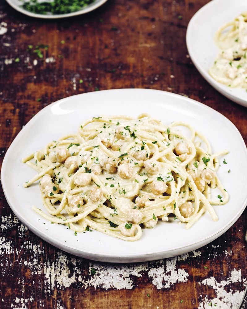 Chickpea Alfredo from I Can Cook Vegan by Isa Chandra Moskowitz