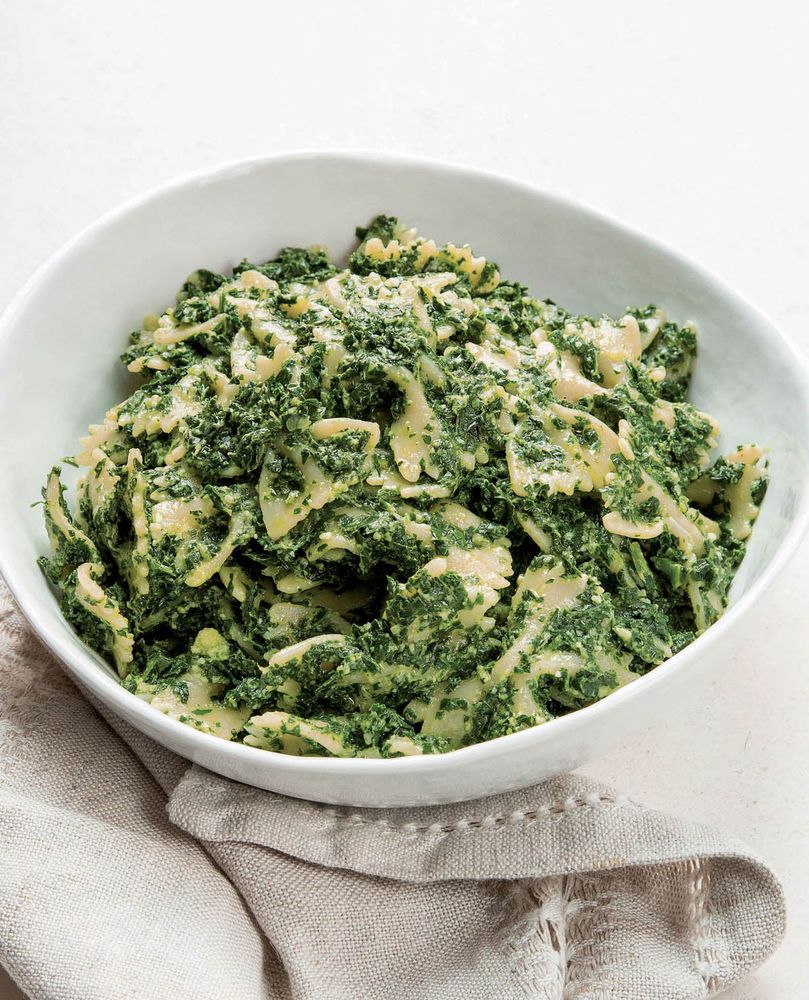 Farfalle with Cavolo Nero Pesto from Italian Comfort Food by The Editors of Saveur