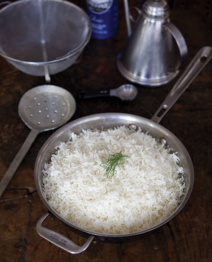 StoveTop Plain Rice from Joon Persian Cooking Made Simple by Najmieh