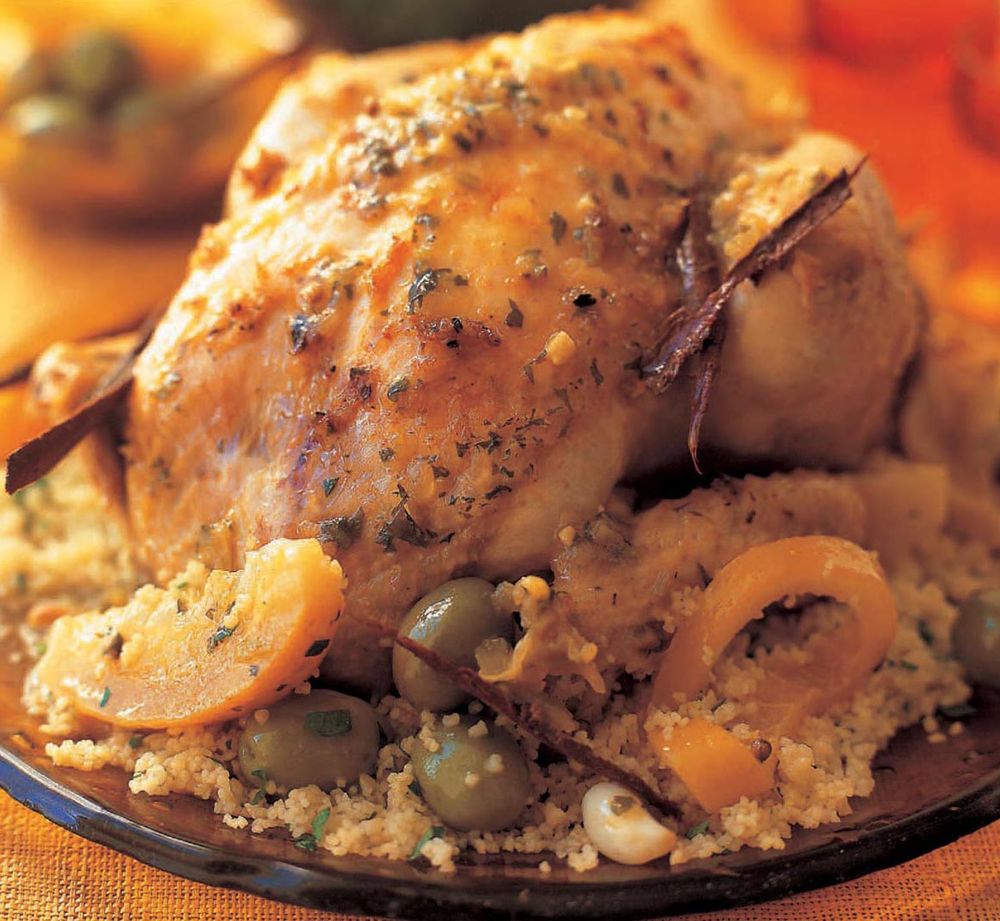 Chicken Tagine with Green Olives and Preserved Lemons from The Complete