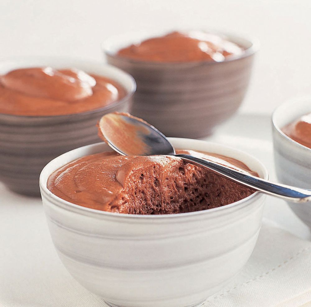 Bitter Chocolate Mousse from The Complete Guide to Traditional Jewish Cooking by Marlena Spieler