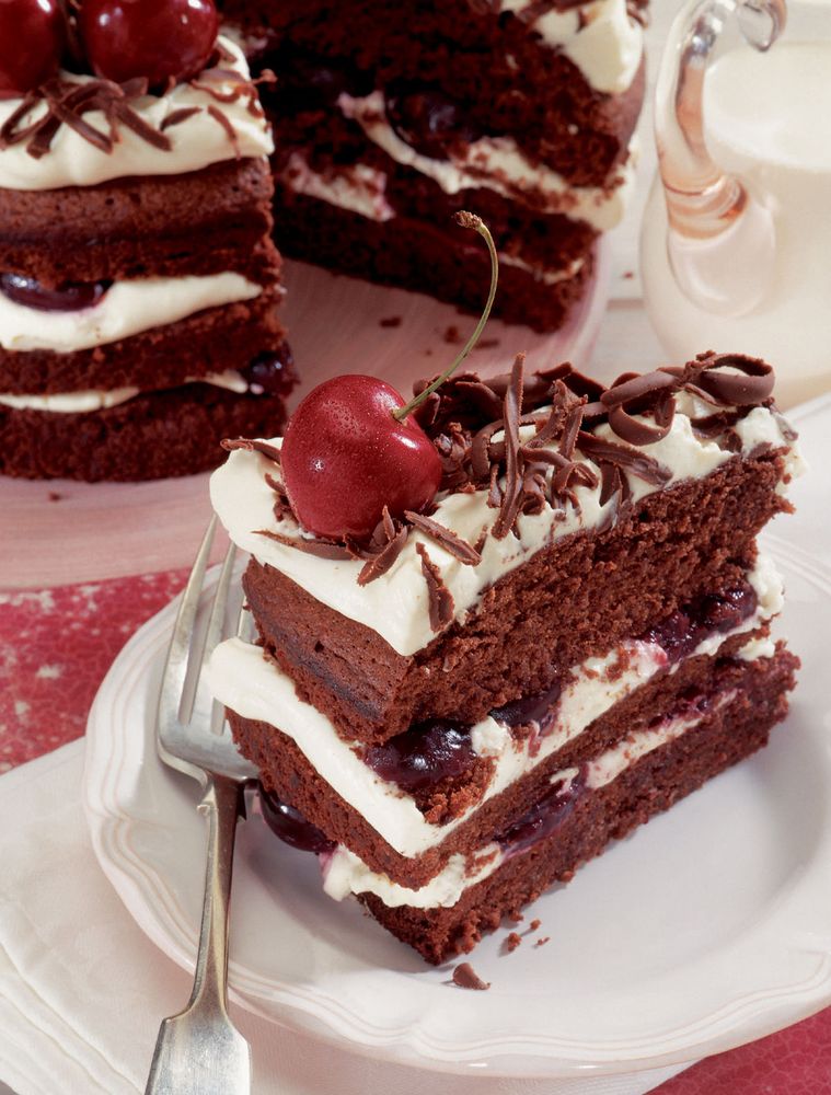 Black Forest Cherry Cake from The Complete Guide to Traditional Jewish Cooking by Marlena Spieler