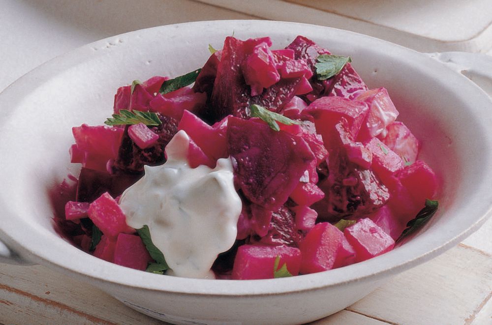 Beetroot and Potato Salad from The Complete Guide to Traditional Jewish