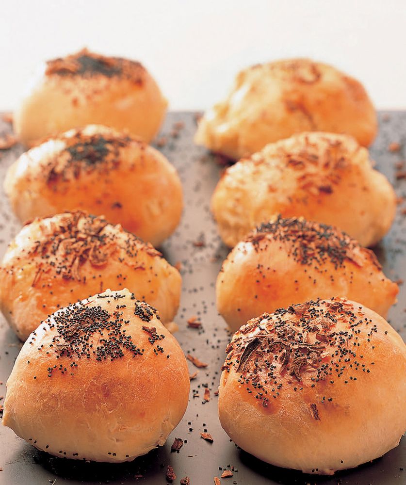 Onion Rolls from The Complete Guide to Traditional Jewish Cooking by Marlena Spieler