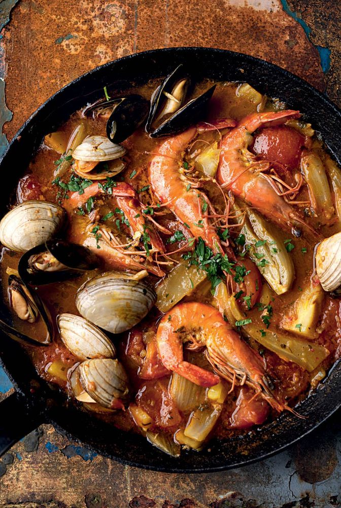 Seafood & fennel soup from Jerusalem by Yotam Ottolenghi and Sami Tamimi