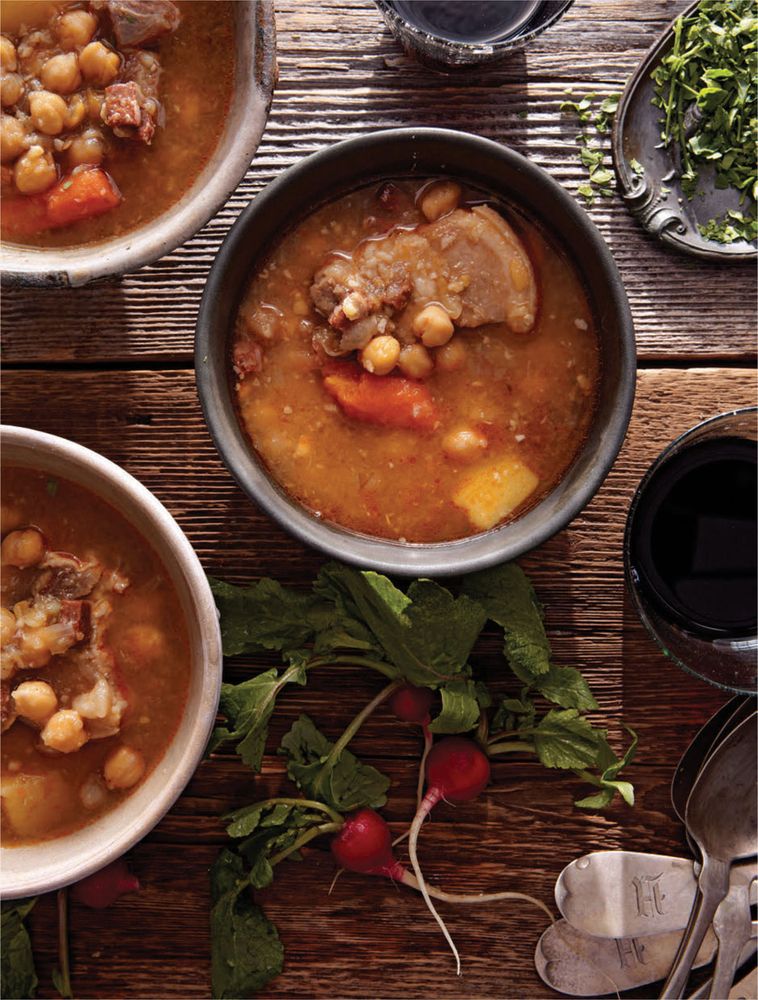 Spanish Garbanzo Bean Stew from One Good Dish by David Tanis