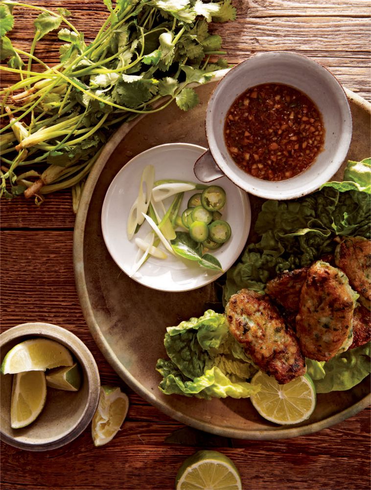 Fragrant Sea Scallop Cakes from One Good Dish by David Tanis