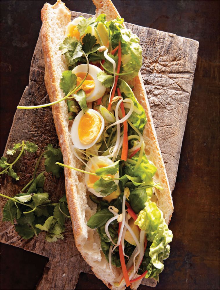 Vietnamese Vegetable Baguette from One Good Dish by David Tanis