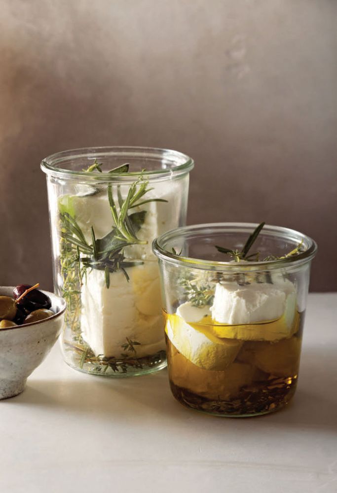 Cheese in a Jar from One Good Dish by David Tanis
