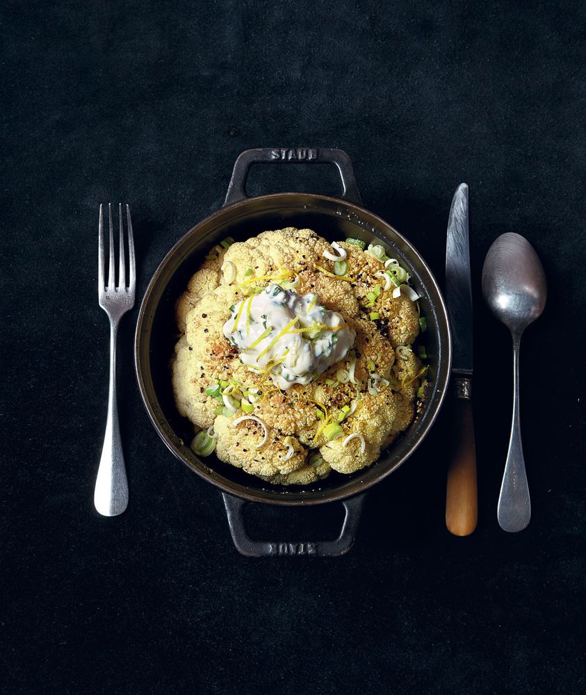 Cauliflower with mascarpone from One Knife, One Pot, One Dish by