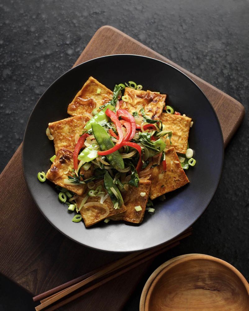 general-tso-s-bok-choy-with-tofu-from-one-pan-two-plates-vegetarian