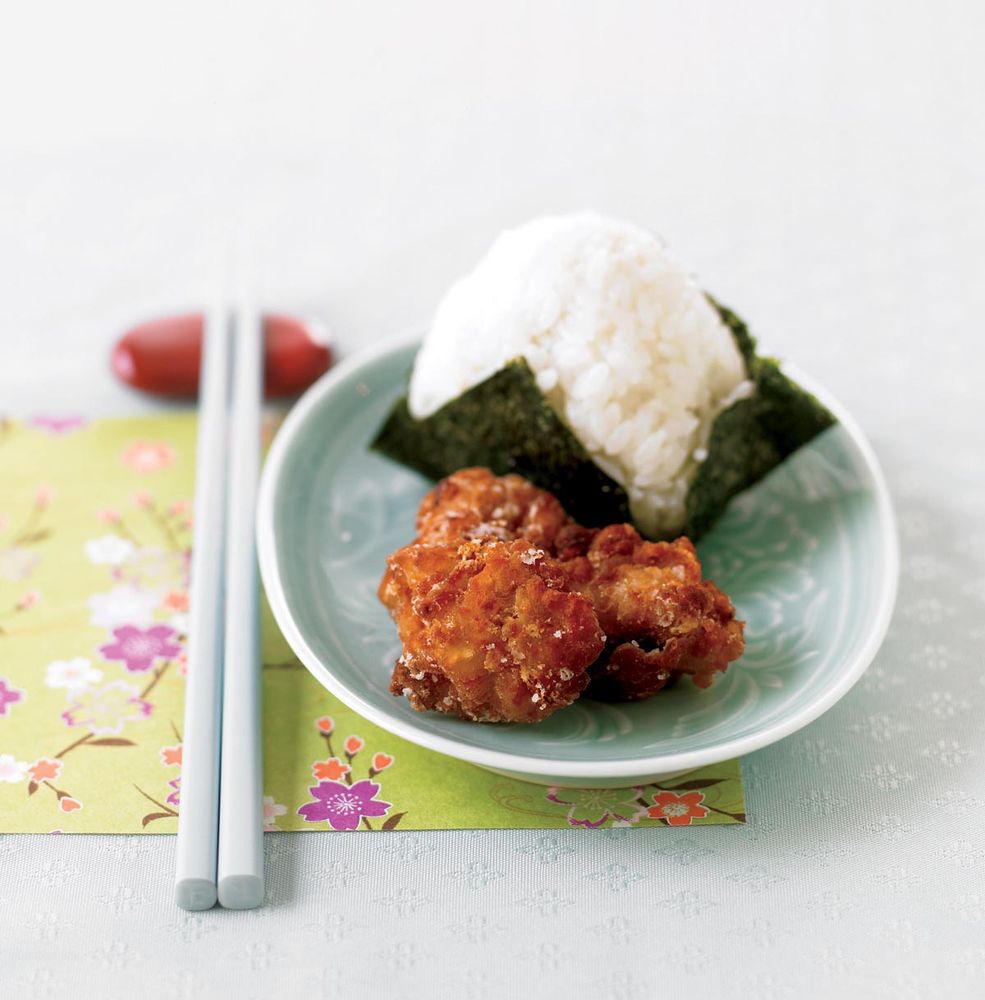 Karaage Onigiri from Onigiri Fun and creative recipes for Japanese