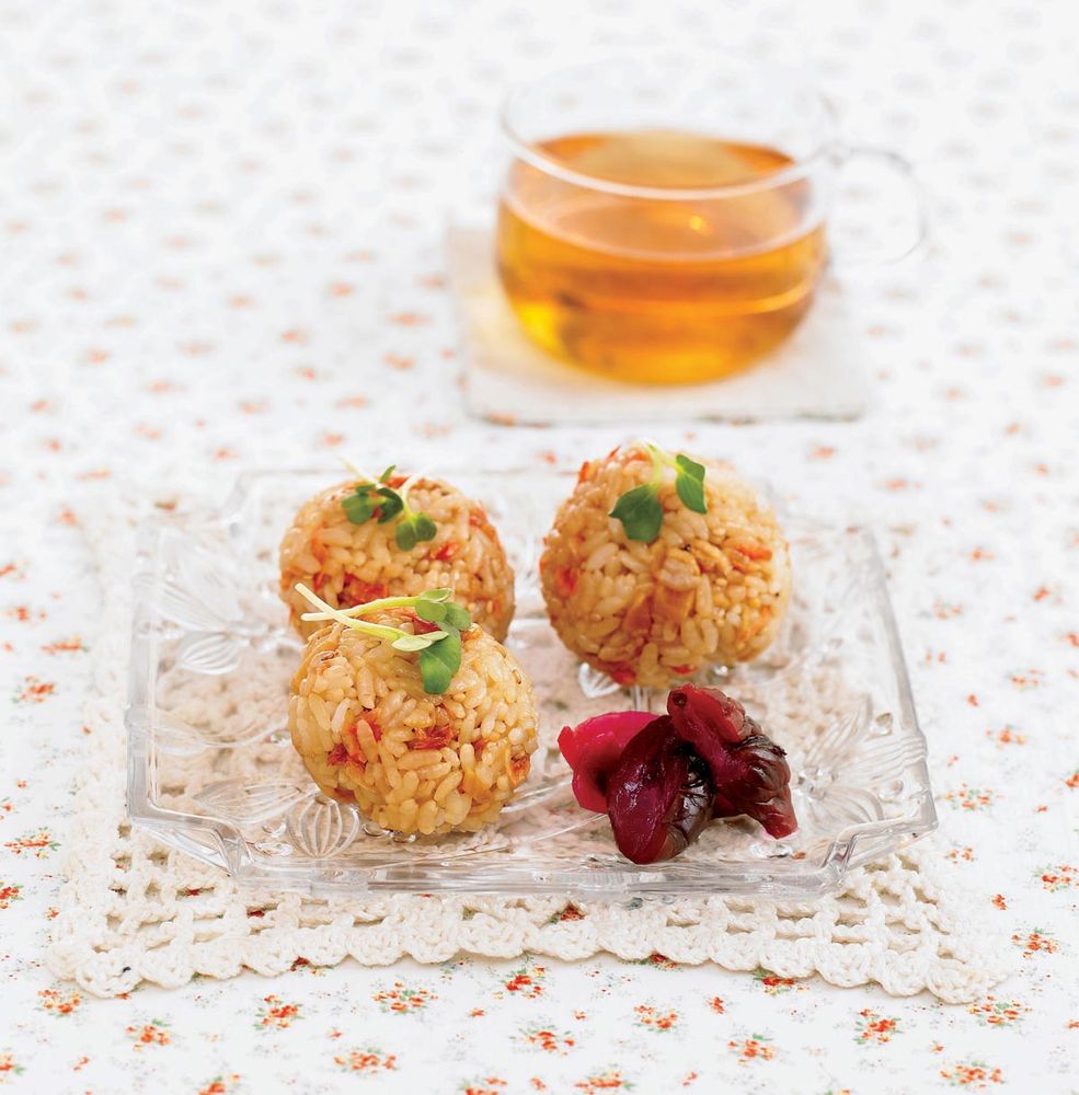 Dried Sakura Ebi and Ginger Onigiri from Onigiri Fun and creative