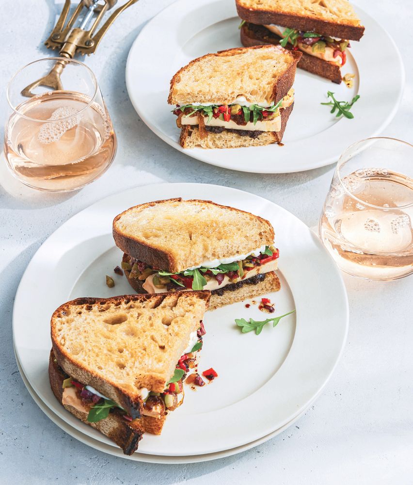 Miyoko’s Vegan Smoked Cheese Sandwiches from Oakville Grocery The