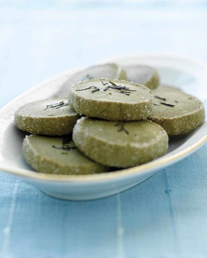 Green Tea Sablé Cookies from Okashi Sweet treats made with love by
