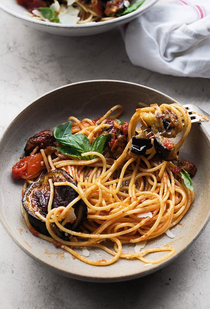 Pasta alla Norma from Ottolenghi Simple by Yotam Ottolenghi