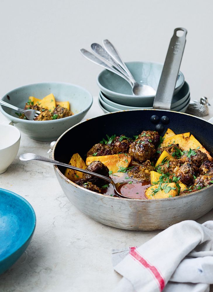 Beef meatballs with lemon and celeriac from Ottolenghi Simple by Yotam