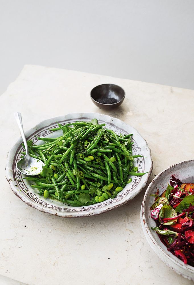 Two bean and two lime salad from Ottolenghi Simple by Yotam Ottolenghi