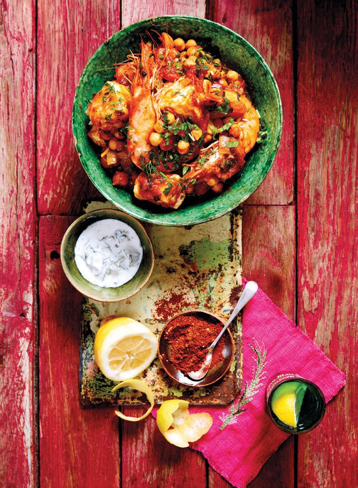 Spiced Seafood Tagine from For The Love Of The Sea A cook book to