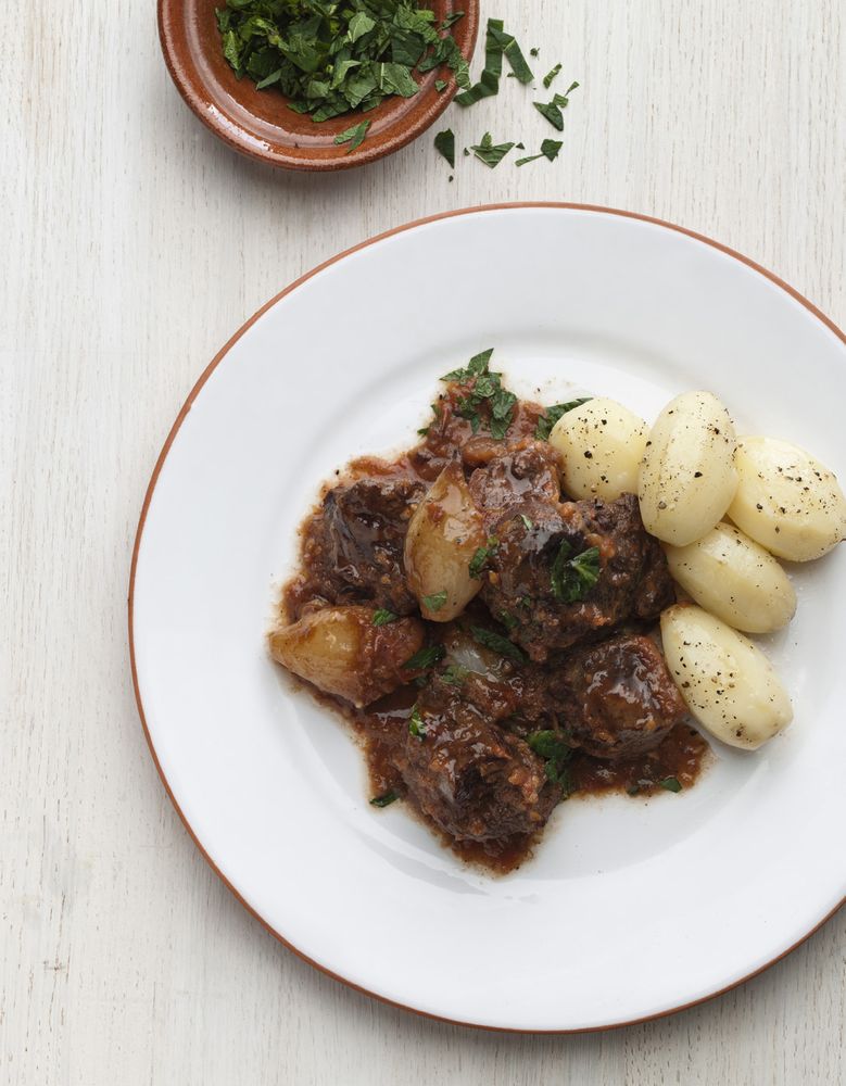 Greek Spiced Beef & Onion Stew from I Love My Slow Cooker by Beverly