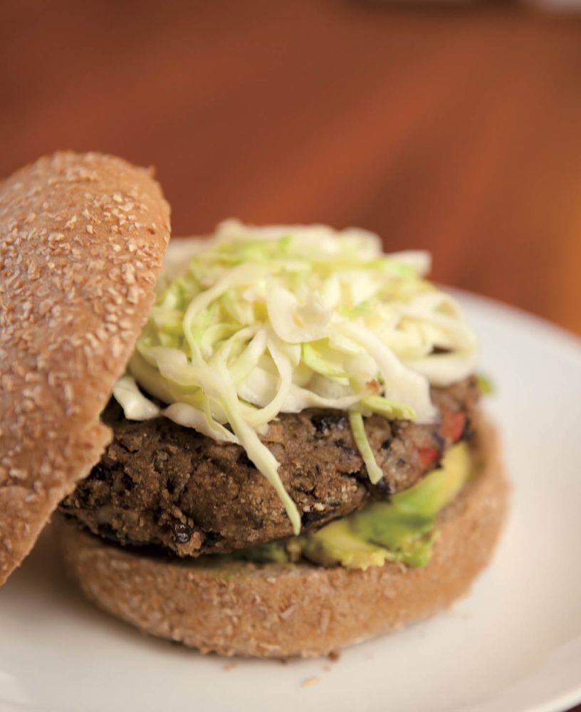Black Bean Burgers from Love Your Leftovers by Nick Evans