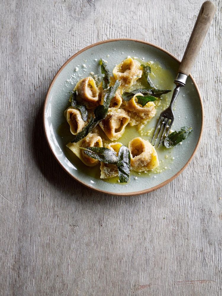 Tortelli di Zucca from A Lombardian Cookbook by Alessandro Pavoni and Roberta Muir