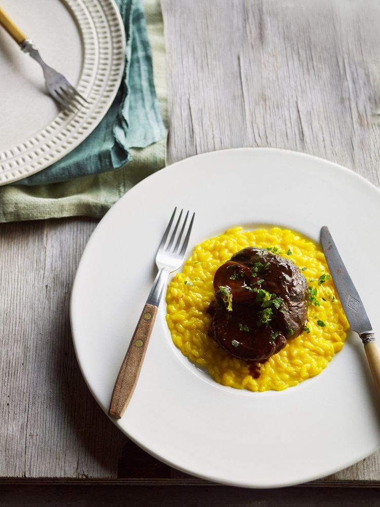 Ossibuchi from A Lombardian Cookbook by Alessandro Pavoni and Roberta Muir