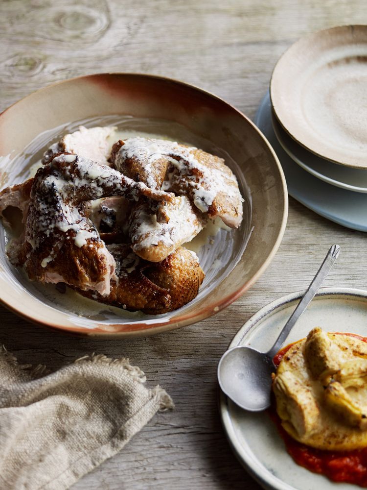 Polenta al Forno from A Lombardian Cookbook by Alessandro Pavoni and Roberta Muir
